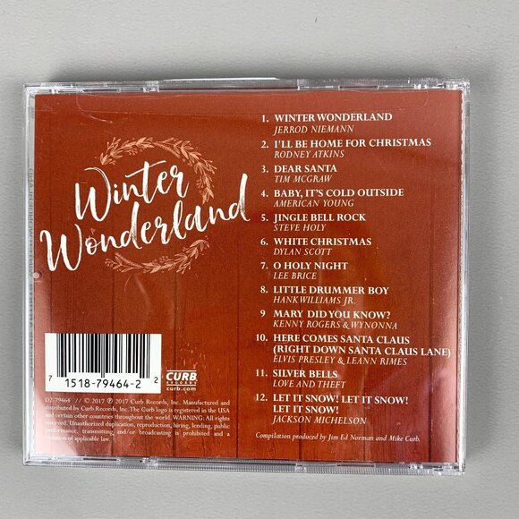 Winter Wonderland Christmas Music CD Various Country Artists Tim McGraw - Picture 3 of 8